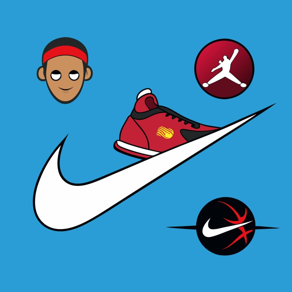 Nike logo design showcasing the swoosh symbol for speed and movement