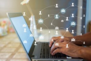 Networking connections diagram for 2025 business success